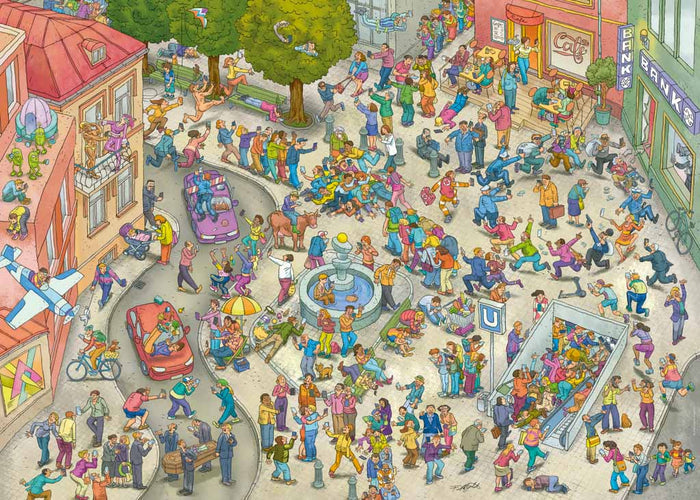 1000 Piece Jigsaw Puzzle - Mobile Zombies | Heye