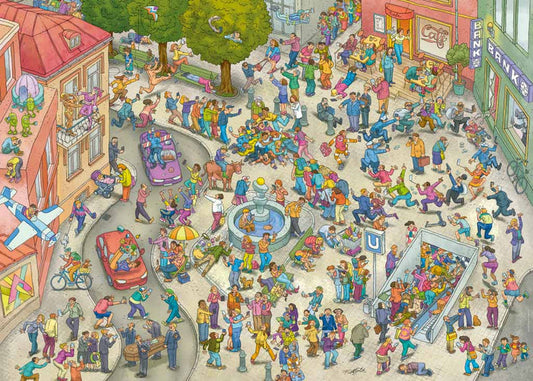 1000 Piece Jigsaw Puzzle - Mobile Zombies | Heye