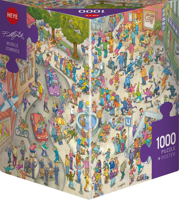 1000 Piece Jigsaw Puzzle - Mobile Zombies | Heye