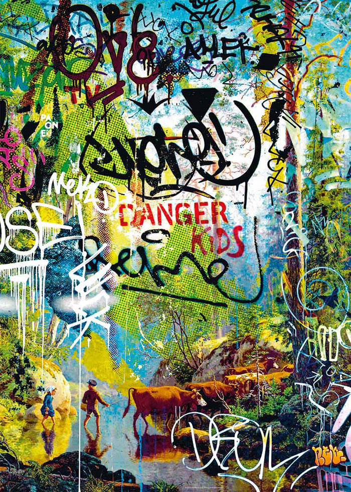 1000 Piece Jigsaw Puzzle - Rebrush: Danger Kids | Heye