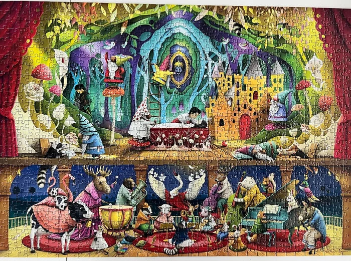 1000 Piece Jigsaw Puzzle - Snow White and the 7 Gnomes | Ravensburger