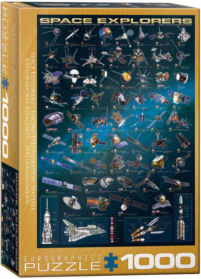 1000 Piece Jigsaw Puzzle - Space Explorers | EUROGRAPHICS