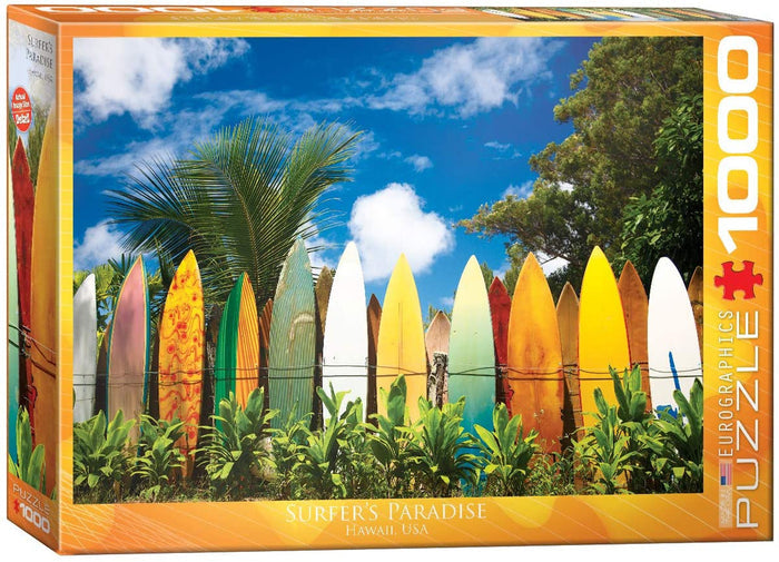 1000 Piece Jigsaw Puzzle - Surfer's Paradise | EUROGRAPHICS