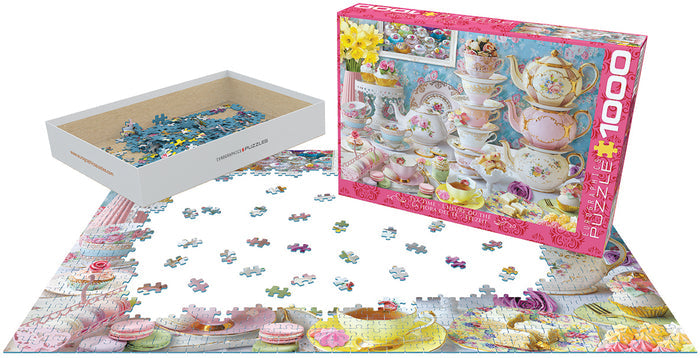1000 Piece Jigsaw Puzzle - Tea Table | EUROGRAPHICS