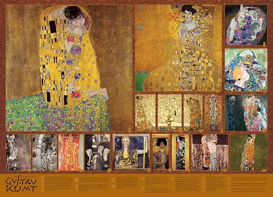 1000 Piece Jigsaw Puzzle - The Golden Age of Klimt | Cobble Hill