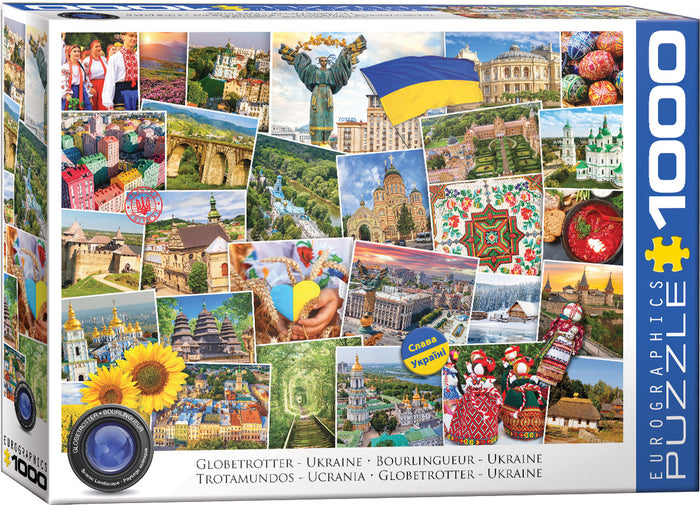 1000 Piece Jigsaw Puzzle - Ukraine - Globetrotter | EUROGRAPHICS