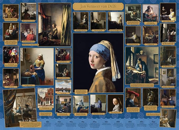 1000 Piece Jigsaw Puzzle - Vermeer | Cobble Hill