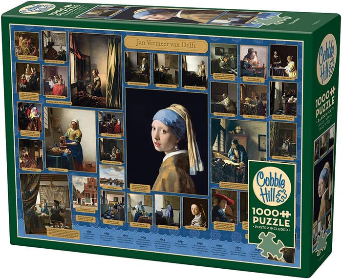 1000 Piece Jigsaw Puzzle - Vermeer | Cobble Hill