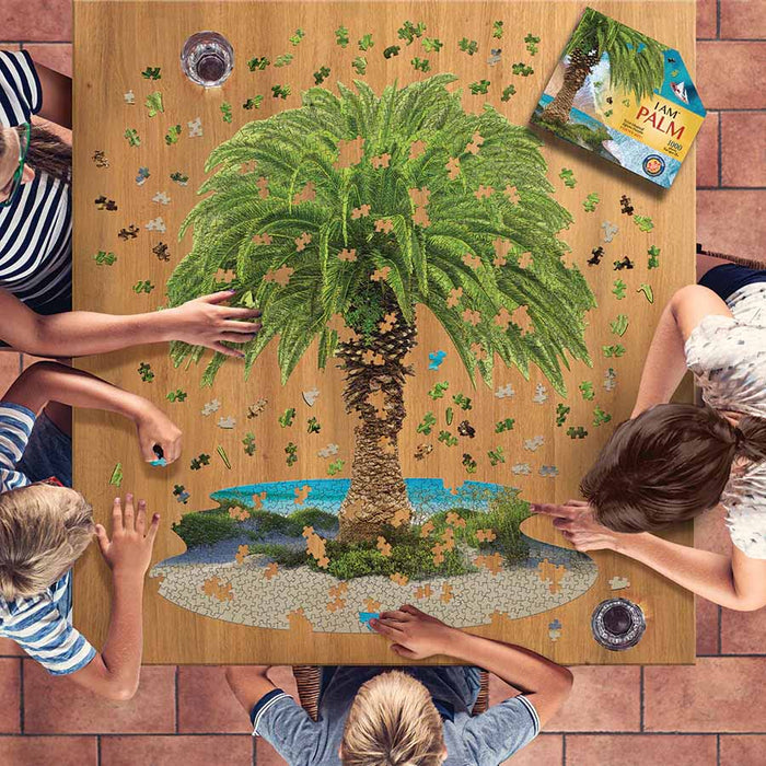 1000 Piece Shaped Jigsaw Puzzle - I AM PALM | Madd Capp