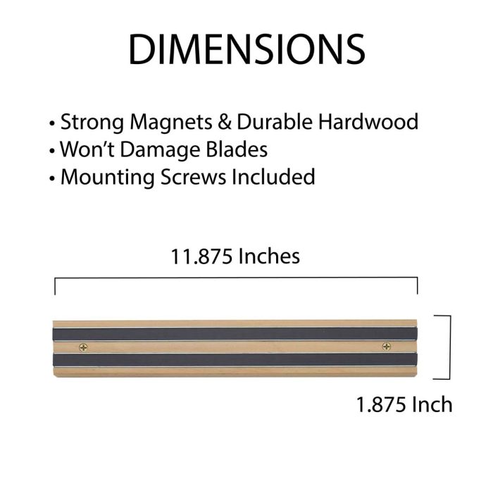 12" Magnetic Knife & Utensil Holder