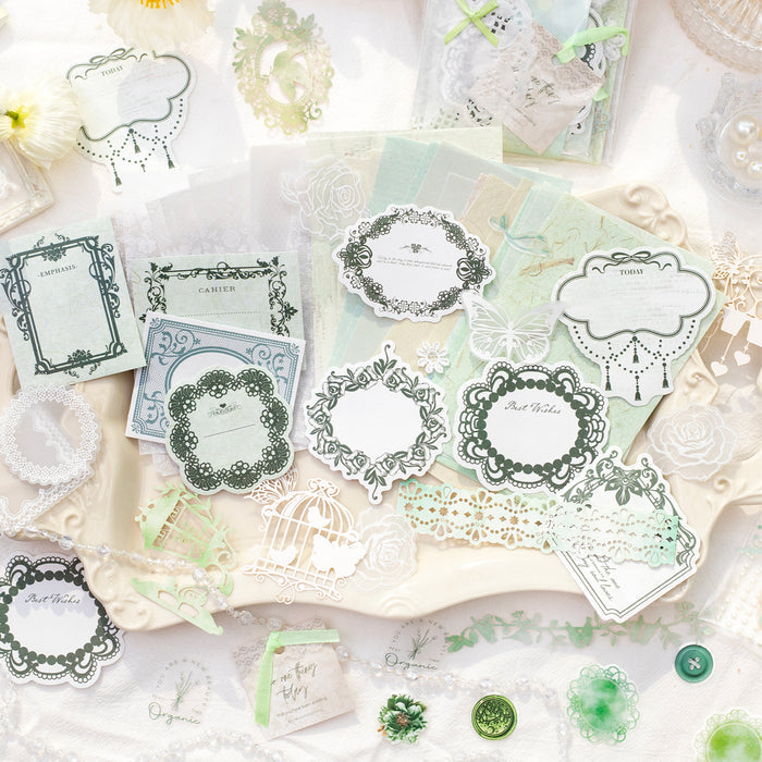 126 Pcs Lace Theme Scrapbook Supplies Kit SHDSJ