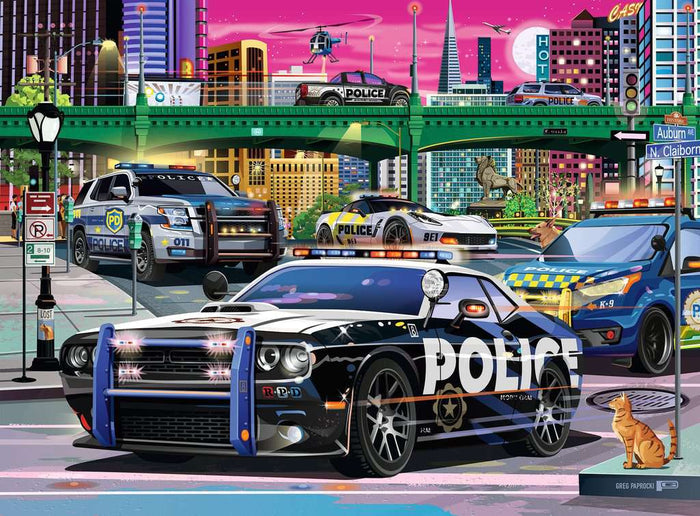 150 XXL Piece Jigsaw Puzzle - Police on Patrol | Ravensburger