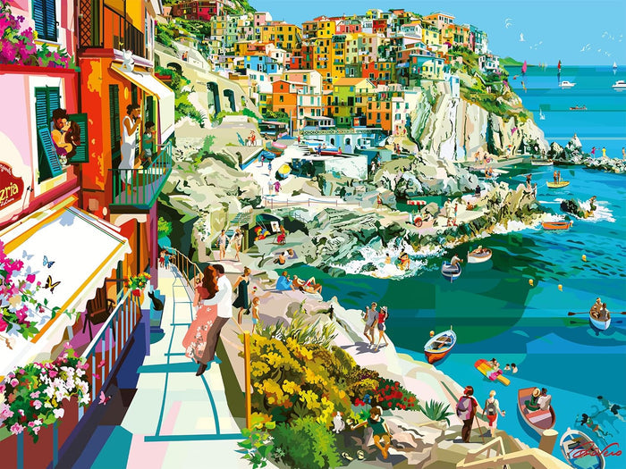 1500 Piece Jigsaw Puzzle - Romance in Cinque Terre | Ravensburger