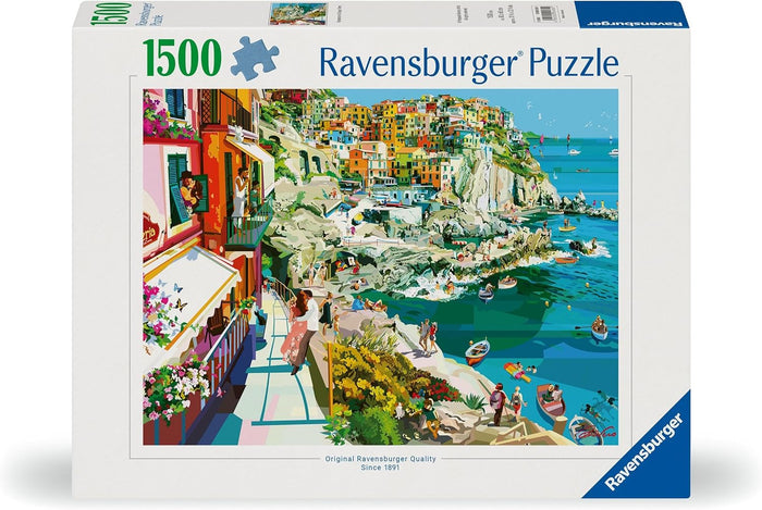 1500 Piece Jigsaw Puzzle - Romance in Cinque Terre | Ravensburger