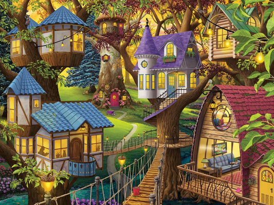 1500 Piece Jigsaw Puzzle - Twilight in The Treetops | Ravensburger
