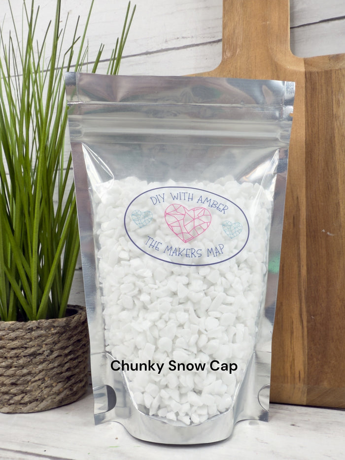 16 oz. Chunky Snow Cap Crushed Glass 3-6 mm