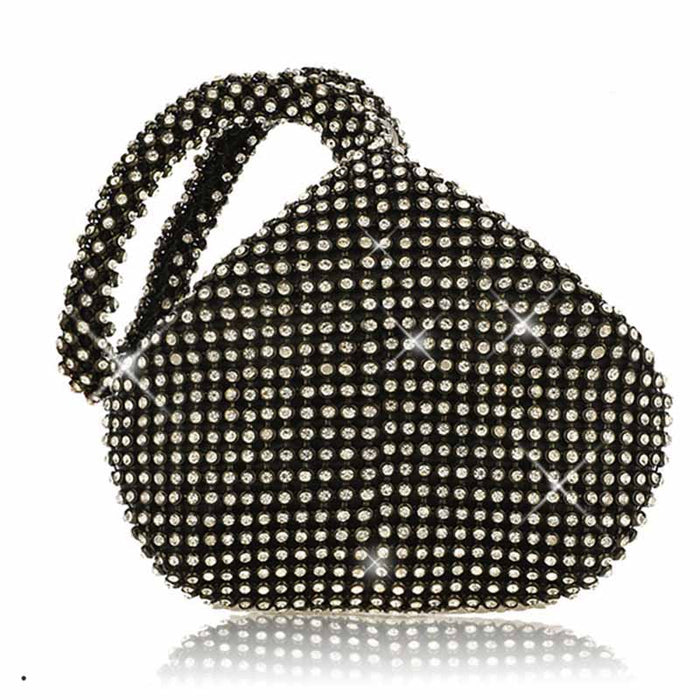 1920s Party Prom Wedding Clutch Rhinestone Evening Bags Sparkly Glitter Purse