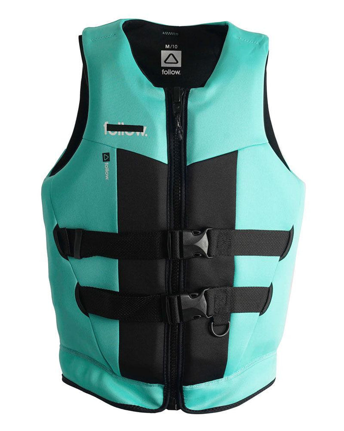 2023 Follow Tact Womens Vest-Teal/Black-6-Skiforce Australia
