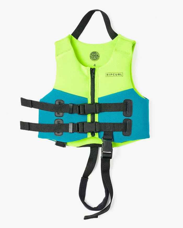 2023 Ripcurl Omega Youth Vest-Lime-16+-Skiforce Australia