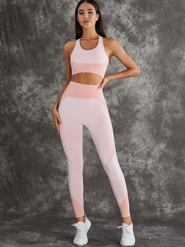 3 Pieces Long Sleeve Zippers Fitness Sportswear