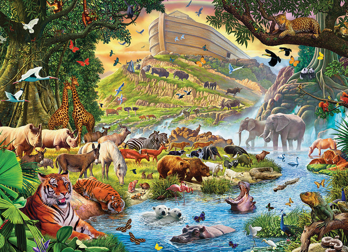 300 Piece Jigsaw Puzzle - Noah's Ark, Before The Rain | EUROGRAPHICS