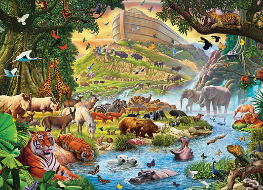 300 Piece Jigsaw Puzzle - Noah's Ark, Before The Rain | EUROGRAPHICS