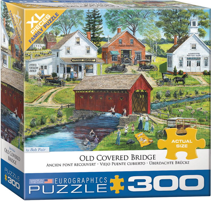 300 Piece Jigsaw Puzzle - Old Covered Bridge | EUROGRAPHICS