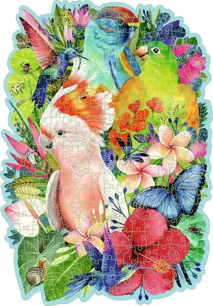 300 Piece Wooden Jigsaw Puzzle - Beautiful Birds | Ravensburger