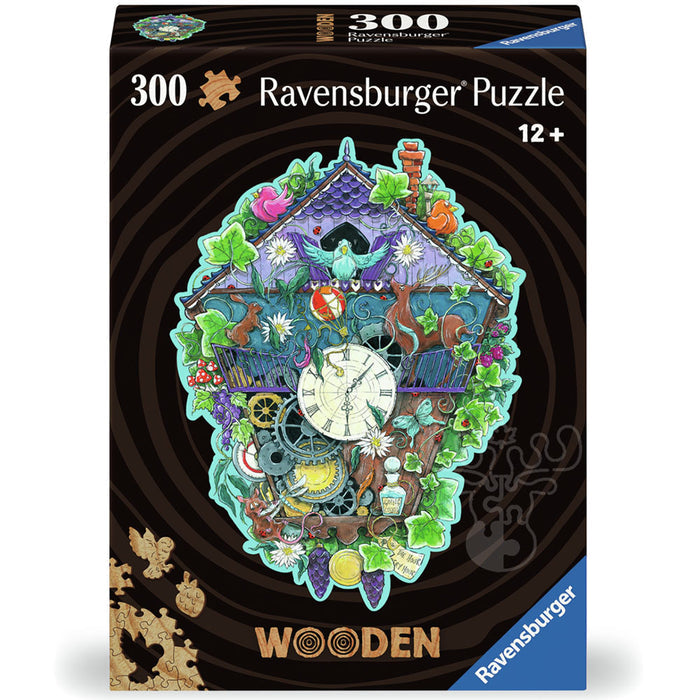 300 Piece Wooden Jigsaw Puzzle - Cuckoo Clock | Ravensburger