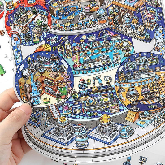 3D Home Scene Stickers Kit WDXW3