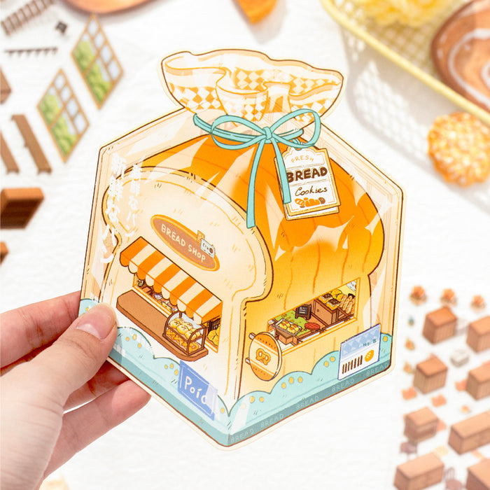 3D Shop Scene Stickers Kit WSXD