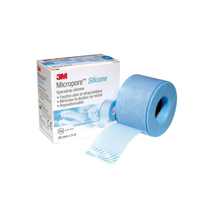 3M Silicone Micropore Plaster - 2.5 cm x 5 m - 1 piece - 3M - My Podiatry