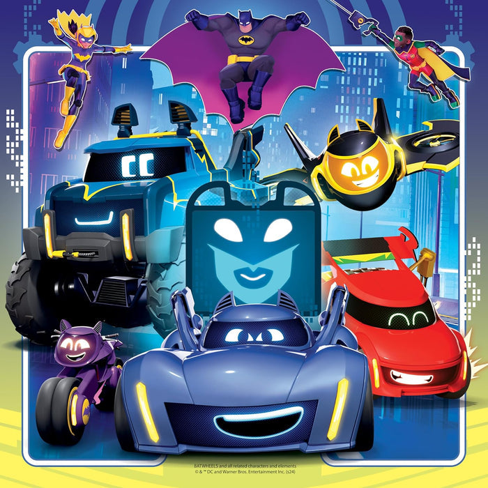 3x49 Piece Children's Jigsaw Puzzle - Batman: Batwheels: Calling All Batwheels! | Ravensburger