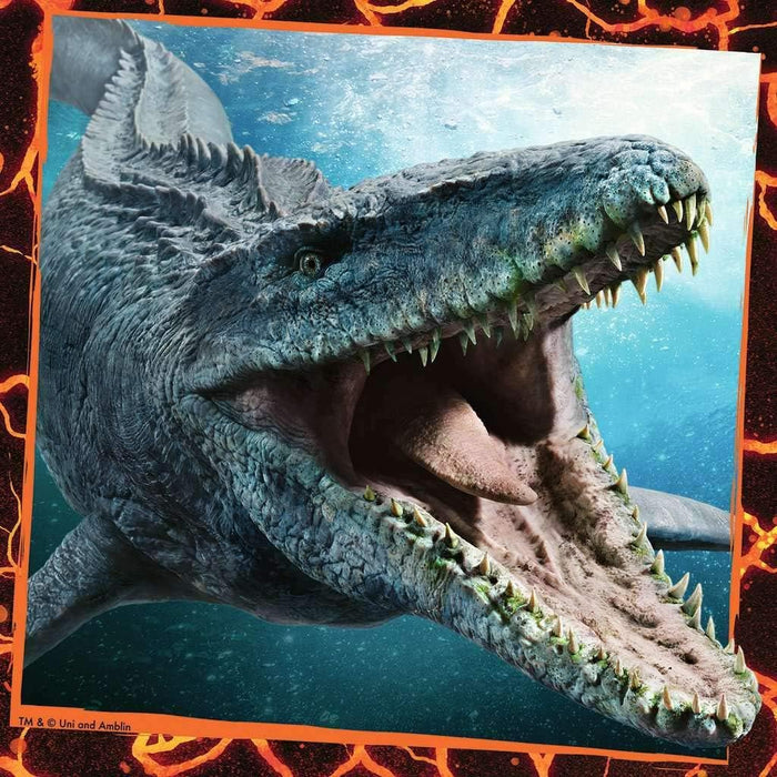 3x49 Piece Children's Jigsaw Puzzle - Jurassic World: Instinct to Hunt | Ravensburger