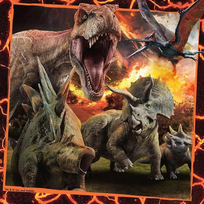 3x49 Piece Children's Jigsaw Puzzle - Jurassic World: Instinct to Hunt | Ravensburger