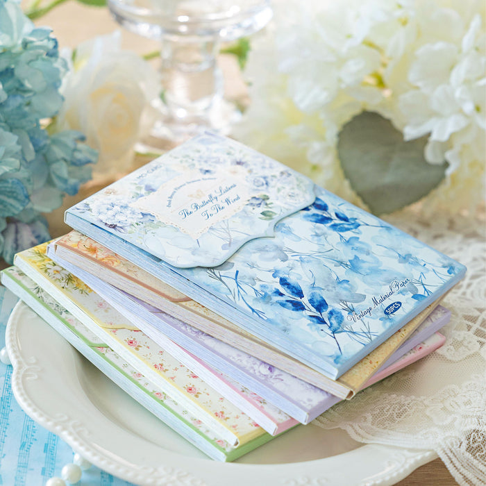 50 Pcs Basic Floral Scrapbook Paper QFHJ