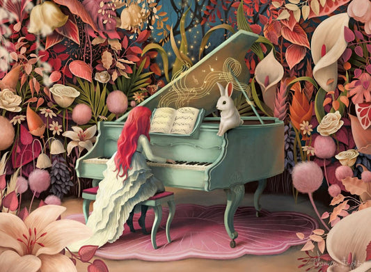 500 Piece Jigsaw Puzzle - Rabbit Recital | Ravensburger