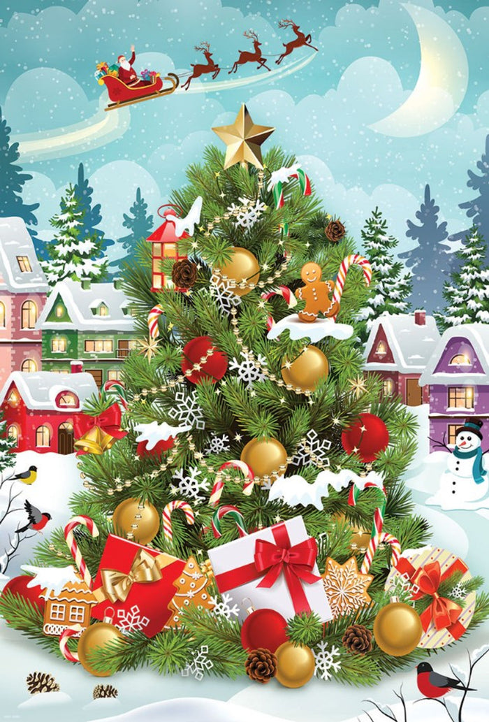 550 Piece Jigsaw Puzzle - Christmas Tree Tin | EUROGRAPHICS