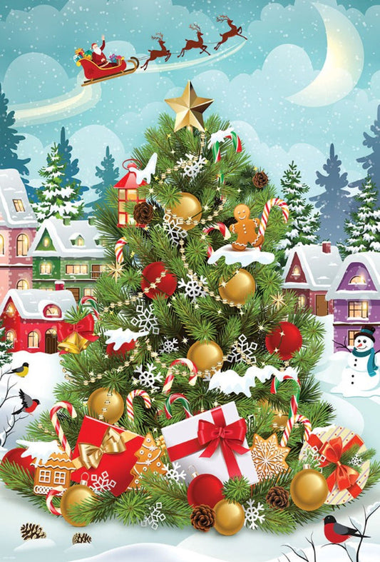 550 Piece Jigsaw Puzzle - Christmas Tree Tin | EUROGRAPHICS