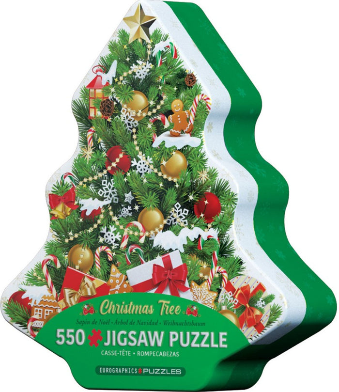550 Piece Jigsaw Puzzle - Christmas Tree Tin | EUROGRAPHICS