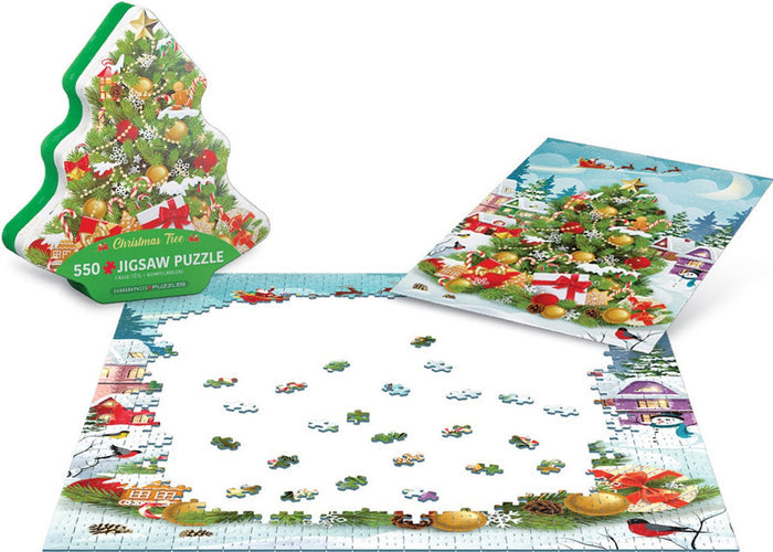 550 Piece Jigsaw Puzzle - Christmas Tree Tin | EUROGRAPHICS
