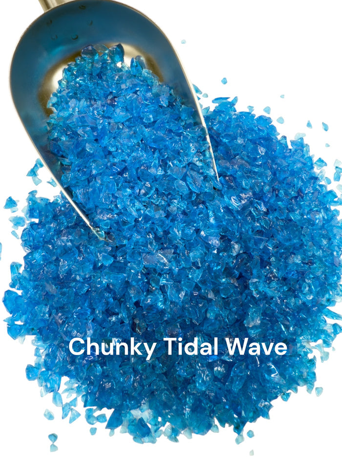 8 oz. Chunky Tidal Wave Crushed Glass 3-6 mm