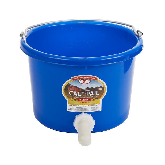 8 Quart Plastic Calf Nursing Pail - Pittsboro Feed