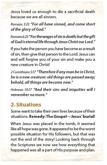 A Way To Escape From The Thoughts Of Suicide