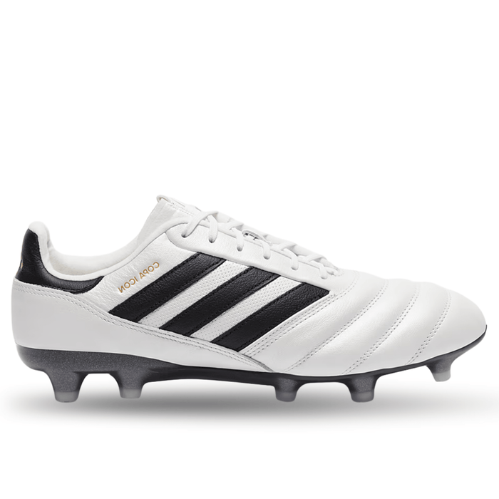 adidas Copa Icon FG Soccer Cleats (White/Black/Metallic Gold) | SoccerWearhouse