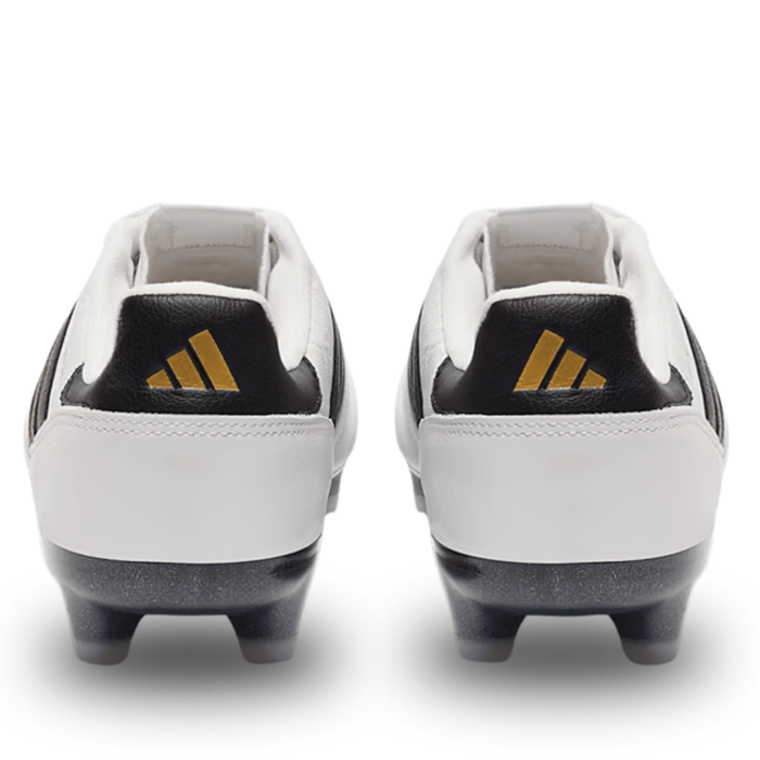 adidas Copa Icon FG Soccer Cleats (White/Black/Metallic Gold) | SoccerWearhouse