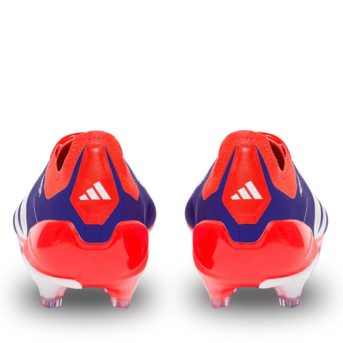 adidas Predator Elite FG Soccer Cleats (Lucid Blue/White/Solar Red) | SoccerWearhouse