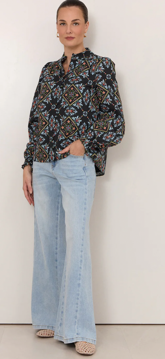 Adorne Lilian Embroidered Shirt