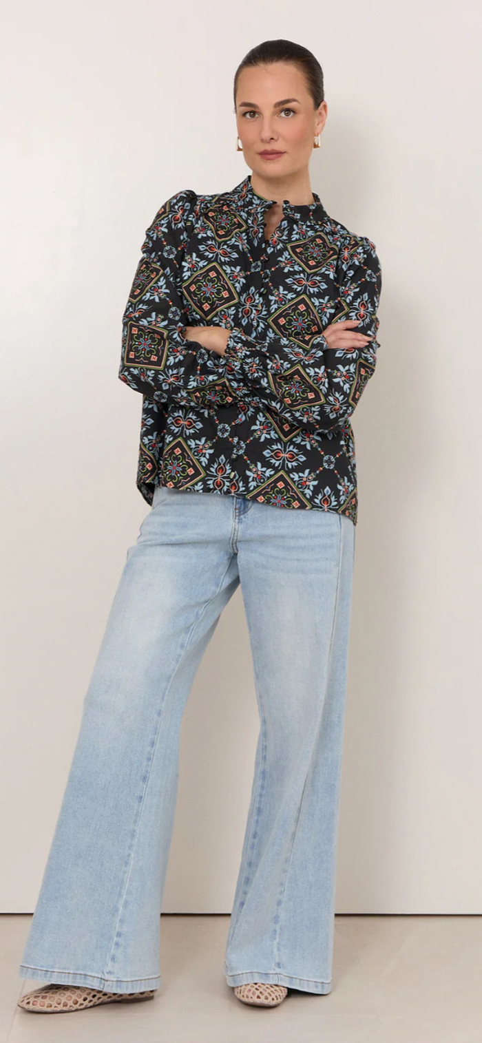 Adorne Lilian Embroidered Shirt