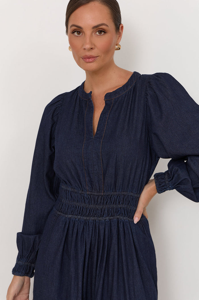Adorne Violette Denim Dress